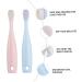 Combined Baby Toothbrush Set 2 Soft Training Toothbrushes for Toddlers | Gentle Tooth Care for Children - Buy Online on GoSupps.com