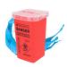 DOITOOL Sharps Container - Small Disposal for Needles, Blades & Dermaplane - Home & Tattoo Use - Red - Buy Online on GoSupps.com