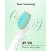 Initio Sonic Electric Toothbrush for Adults | Rechargeable with Smart Timer, 5 Modes, 3 Brush Heads | 40,000 VPM Motor for Whitening Power | Mint Green - IT959 - Buy Online on GoSupps.com
