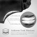 OLESILK Silk Sleep Mask Eye Mask Blindfold for Full Night's Sleep, Travel & Nap - Double Layer Filling, Elastic Strap, Luxury Bag & Ear Plugs - Black - Buy Online on GoSupps.com