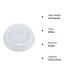 Dixie Dome Lids for 10-16 oz PerfecTouch & 12-20 oz Paper Hot Cups - White (100 Lids) - Buy Online on GoSupps.com