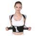 Back Support Back Brace Lumbar Support Back Posture Corrector Corset Shoulder Clavicle Spine Lumbar Support Belt Adjustable Back Support Belt(Large) Large Black