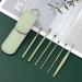 Bafnsiji 6pcs Ear Pick Earwax Removal Kit - Stainless Steel Tools with Storage Bag for Safe and Easy Ear Cleaning - Reusable Wax Removal Set - Buy Online on GoSupps.com