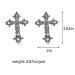 ZHOUMEIWENSP 2PCS Metal Cross Hairpin Clips - Retro Punk Duckbill Style for Novelty Hair - Buy Online on GoSupps.com