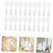 Coolhiya 20-Pack Prison Toothbrush with Spoon | Mini Soft Grip Travel Toothbrush | Ideal for Prison Needs - White Plastic - Buy Online on GoSupps.com