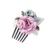 Didiseaon 1pc Bridal Hair Wedding Hair Clip Headwear for Women Rhinestone Hair Accessories Wedding Flower Headpiece Hair Insert Combs Wedding Hair Comb Flower Hair Bride The Flowers Headgear