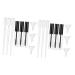 LALADEFIEE 2 Sets Mascara Tube Travel Bottles Eyelash Wand Eye Gloss Tube Lash Applicator Plastic
