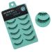 Scala 5 Pairs 3D False Eyelashes Set - Natural Messy Cross Thick Fake Eye Lashes (L-12) - Buy Online on GoSupps.com