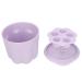 Shop Premium Makeup Brush Cleaner Mat - Silicone Cleansing Pad & Scrubber | Portable Tool for Brushes & Sponges - Purple - Buy Online on GoSupps.com