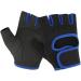 Demeras Outdoor Anti Slip Fitness Gloves - Blue Black | Durable Unisex Weight Lifting Gloves for Sports Fitness - Buy Online on GoSupps.com