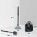 2-in-1 Toilet Brush and Plunger Set with Holder - Gray | Bathroom Cleaning Combo Caddy Stand | Durable & Efficient - 1 Piece - Buy Online on GoSupps.com