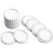 Flat Decorative Bottle Caps for Hair Bows & DIY Crafts - White 100pcs - Buy Online on GoSupps.com