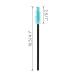 100 Pack Blue Disposable Eyelash Mascara Brushes Wands - Makeup Applicator Kit - Buy Online on GoSupps.com