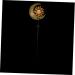 Solar Ground Plug Light Outdoor Garden Lights LED Yard Light Outdoor Decor Metal Sun Walkway Stakes Outdoor Landscape Light Moon Sun Lamp Patio Decor Moon Sun Garden Lawn Lamp LED (Golden)