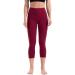 HLTPRO Women's Leggings with Pockets | High Waist Tummy Control Yoga Pants for Workout | Red XX-Large - Buy Online on GoSupps.com