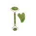 Massage tools massage rollers massage tab massage tool green Jaderoller for the face - facial scooter skin care muscle relaxation to maintain the youthful skin tone swelling