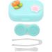 Dewin Cute Portable Contact Lens Container Set - Green Halter Box for Soft Storage & Control - Buy Online on GoSupps.com
