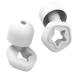 Ear Plugs for Sleeping Noise Reduction Silicone Soft Reusable Washable Star Earplugs for Sleep-3 Pairs 3 Size with Small Box Sound Blocking Ear Plugs for Work Flights Concerts Snoring (White 3 Size) White 3 Size