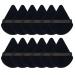 LIUJZZJ 12 Pieces Sponge Face Triangle Make up Powder Puff for Loose Powder Soft Body Cosmetic Foundation Sponge Black