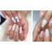 Morechioce 500 Pcs White Ballerina Fake Nails - Acrylic Nail Tips for DIY Nail Art & French Manicure - Buy Online on GoSupps.com