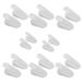 8 Pairs Silicone Toe Separator | Soft Elastic Toe Corrector for Bunion & Overlapping Toe Alignment - Buy Online on GoSupps.com
