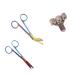 Nursing scissors set and pen holder with engraving for nurse (Metal Rainbow)