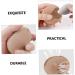 1 set powder puff holder cosmetology kit Silica gel make up beauty tools travel toiletries containers powder puff Makeup Tools foundation make up sponge drying rack 7.5x5cm Khaki - Buy Online on GoSupps.com