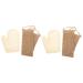 Beaupretty 2 Sets Sisal Bath Set Shower Exfoliating Mitt Foaming Bath Glove Exfoliating Cleanser Mitt Shower Towel Loofahs Pouf Gloves Bath Scrubber Towel Washer Man Jute Take a Bath