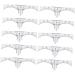 DRESSOOS Scale Ruler 10pcs Set Eyebrow Shaper Kit Eyebrow Template Eyebrow Ruler Makeup Ruler Eyebrow Stickers Make up - Buy Online on GoSupps.com