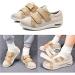Women's Adjustable Closure Wide Width Walking Shoes | Memory Foam Arch Support | Lightweight | Diabetic & Elderly Friendly | Beige - Size 8 Wide - Buy Online on GoSupps.com