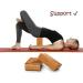 Bamboo Yoga Block (2 PCS) - Handstand Support Brick for Deepening Poses, Enhancing Strength, Balance, and Flexibility - Buy Online on GoSupps.com