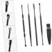 SKISUNO 5-Piece Ear Cleaning Tool Set Dual-Head Spiral Ear Wax Removal Kit Portable at Home or Travel - Buy Online on GoSupps.com