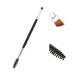 3Pcs Dual Brow Brush Set | Two-Headed Portable Professional Angled Eyebrow Brush for Beauty & Travel | International Shipping Available - Buy Online on GoSupps.com