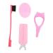 Pink Hair Dressing Curler & Face Cleaning Brush Set - Women s Beauty Essentials | Eyebrow & Eyelash Assistant - Buy Online on GoSupps.com