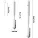 Long Handle Brush - Sweeping Brush | Scrubbing Brush with Long Handle | Small Cleaning Brushes for Tight Spaces | Kitchen Cleaning Tools with Crevice Brush for Window Track Door Grooves Vent Fan - Buy Online on GoSupps.com