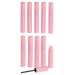 VINTORKY 10 Pcs Eyelash Brush Empty Tube Refillable Storage Tube for Mascara Bottles Accessories Pink Plastic