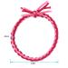 Braided Elastic Hair Ties - Pack of 100 Hair Ropes Ponytail Holder Scrunchies for Women/Girls - Random Color Assorted Bands - Buy Online on GoSupps.com