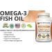 Me First Living Omega 3 Fish Oil 2000mg with EPA 800mg and DHA 400mg - Heart, Joint, Brain Health - 60 Burpless Capsules - Buy Online on GoSupps.com