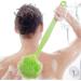 VILLCASE Long Handled Loofah Stick Body Back Scrubber Bath Sponge - Random Color - Buy Online on GoSupps.com