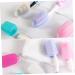 TENDYCOCO 20 Pcs Toothbrush Cap Holder & Dinosaur Erasers - Travel Toothbrush Case & Clean Holder Random Colors - Buy Online on GoSupps.com