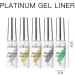 Gel Liner Nail Polish 12 Colors Kit for Hook Painting Shiny Varnish Platinum NAI Art for Christmas - Buy Online on GoSupps.com