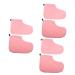 Minkissy 3 pairs warm foot cover for the growth therapy melting paraffin bath bathing shoes from paraffin wax paraffin foot treatments Thermal foot fodder plush beading boots rosax3stk 28x20x0.9cmx3pcs