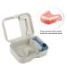 Prosthesis Container - Storage Box for Artificial Teeth with Mirror & Cleaning Brush | Durable Prosthesis Case - Buy Online on GoSupps.com