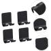 Zerodeko 8-Piece Storage Hooks Set | Wall Hooks for Towels Kitchen Utensils & Razors | Black 6.1x4.5cm - Organize Your Space! - Buy Online on GoSupps.com