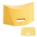 koofull Folding Portable Camping Hiking Stool, Lightweight Collapsable Foldable Chair for Travel Gathering BBQ Subway Backpacking Outdoor Squatty Potty Ultralight Mini (Yellow)