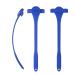 Back Hair Razor for Men - Ergonomic 2-in-1 Silicone Handle | Flexible Anti-Slip Grooming Tool for Adults | Blue Care & Massage - Buy Online on GoSupps.com
