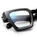 VISOONE Blue Light Blocking Glasses | Rectangle MultiColor Frame for Men & Women | Preppy Chic Look | RIVER River Upg Black - Buy Online on GoSupps.com