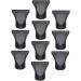 Hair Dryer Attachment 20 Pcs Hair Dryer Nozzle Pp Black Tuyere Small Hair Dryer Attachment 8x7.5cmx2pcs Blackx2pcs - Buy Online on GoSupps.com