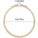 Caydo 12-Piece 6 Inch Bamboo Embroidery Hoops Set for Cross Stitch and Needlecraft - Buy Online on GoSupps.com