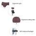 Natural Wood Walking Stick Bamboo Crutch Climbing Non-Slip Seniors Cane Outdoor Trekking Pole Non-Slip Walking Stick with Hospital Family - Buy Online on GoSupps.com